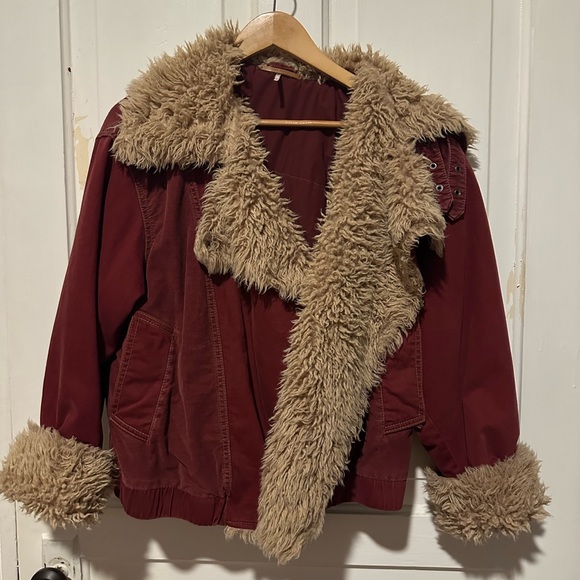 Free People Owen Sherpa Fleece Jacket - Picture 6 of 9